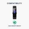 Σετ 2 ιμάντες kwmobile για Honor Band 5/Band 4, Silicone, Blue/Pink, 59596.03