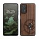 Θήκη kwmobile για Xiaomi Redmi Note 11 Pro/Redmi Note 11 Pro 5G/Redmi Note 12 Pro, Ξύλο, Καφέ/Μπλε, 57381.11