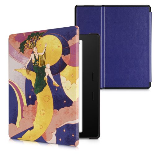 Θήκη kwmobile για Amazon Kindle Oasis 10, Οικολογικό δέρμα, Πολύχρωμο, 49417.30
