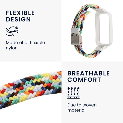 Kwmobile Strap για Xiaomi Mi Band 7 Pro, Nylon, Πολύχρωμο, 60201.32