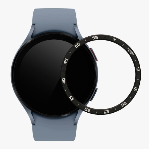 Στεφάνη kwmobile για Samsung Galaxy Watch 5 (44mm), Αλουμίνιο, Μαύρο/Γκρι, 60203.01