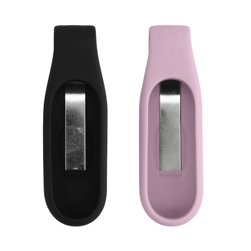 Σετ 2 ιμάντες kwmobile για Xiaomi Mi Band 7/Mi Band 6/Mi Band 5, Silicone, Black/Pink, 59313.04