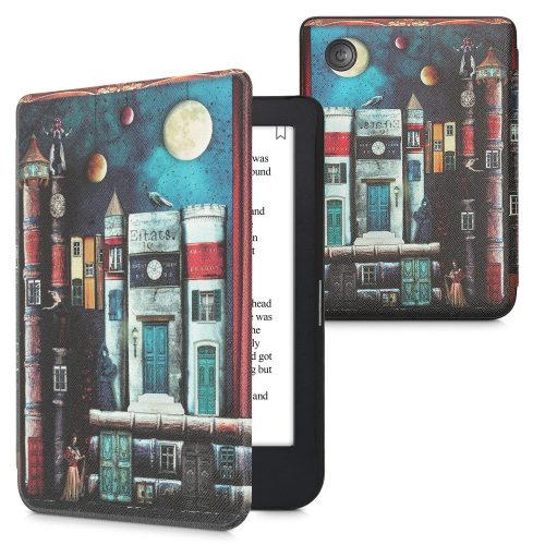 θήκη kwmobile για Kobo Clara 2E, Οικολογικό δέρμα, Πολύχρωμο, 60056.07