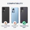 Θήκη kwmobile για Xiaomi 12T Pro, Silicone, Black, 60258.47