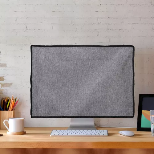 Κάλυμμα για οθόνη Kwmobile 24-26", Γκρι, Textile, 60249.19