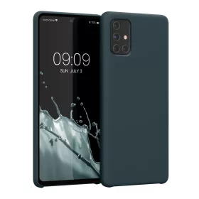   Θήκη kwmobile για Samsung Galaxy A71, Silicone, Blue, 51209.202