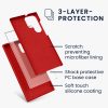 Θήκη kwmobile για Samsung Galaxy S22 Ultra, Silicone, Red, 56765.208