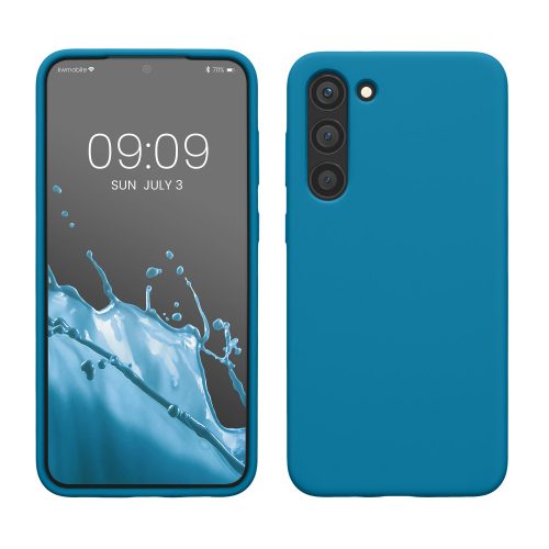 Θήκη kwmobile για Samsung Galaxy S23 Plus, Silicone, Blue, 60274.224