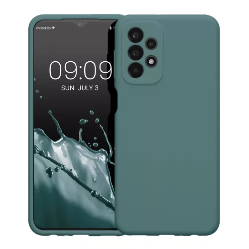 Θήκη kwmobile για Samsung Galaxy A23 /Galaxy A23 5G, Silicone, Green, 57829.207