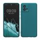 Θήκη kwmobile για Motorola Moto G72, Silicone, Green, 60342.57