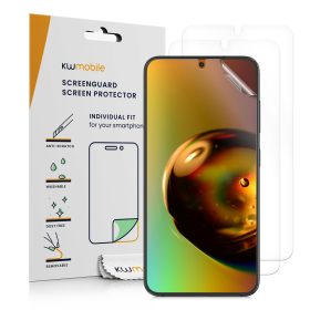   Σετ 3 προστατευτικών μεμβρανών Kwmobile για Samsung Galaxy S23, Διαφανές, Πλαστικό, 60300.1