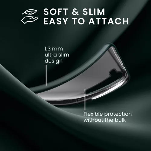 Κάλυμμα kwmobile για Samsung Galaxy S23, Silicone, Green, 60312.14