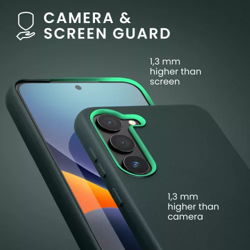 Κάλυμμα kwmobile για Samsung Galaxy S23, Silicone, Green, 60312.14