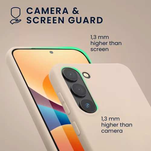 Θήκη kwmobile για Samsung Galaxy S23, Silicon, Grey, 60282.225