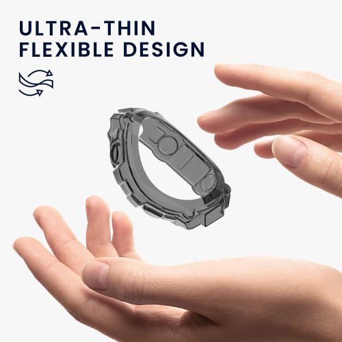 Σετ 2 θηκών Kwmobile για Huami T-Rex/T-Rex Pro, Silicone, Black, 58459.03