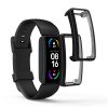 Σετ 2 θηκών Kwmobile για Fitbit Inspire 3/Inspire 2/Ace 3, Silicone, Black/Grey, 53870.04