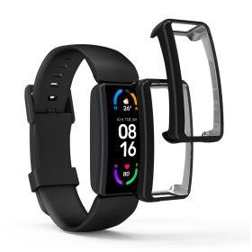   Σετ 2 θηκών Kwmobile για Fitbit Inspire 3/Inspire 2/Ace 3, Silicone, Black/Grey, 53870.04