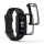 Σετ 2 θηκών Kwmobile για Fitbit Inspire 3/Inspire 2/Ace 3, Silicone, Black/Grey, 53870.04