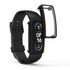 Σετ 2 θηκών Kwmobile για Fitbit Inspire 3/Inspire 2/Ace 3, Silicone, Black/Grey, 53870.04