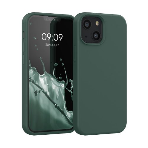 Θήκη kwmobile για Apple iPhone 13 Mini, Silicone, Green, 55877.169