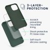 Θήκη kwmobile για Apple iPhone 13 Mini, Silicone, Green, 55877.169