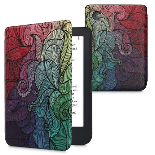 Θήκη kwmobile για Kobo Clara 2E, Οικολογικό δέρμα, Πολύχρωμο, 60056.12