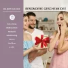 Σετ δώρου ανθιστού τσαγιού Creano, 6 σφαίρες, μαύρο τσάι, ξύλινο κουτί σε σχήμα καρδιάς, 3 λουλουδένιοι συνδυασμοί