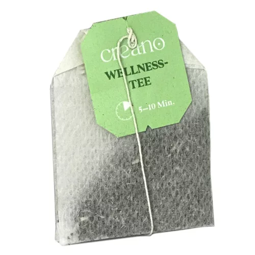 Βιολογικό τσάι Creano Wellness Tea, πράσινο τσάι με βότανα, άρωμα γκρέιπφρουτ, σετ 20 φακελάκια