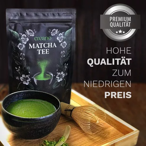 Τσάι Matcha Creano 100 g, σκόνη πράσινου τσαγιού, για ροφήματα και συνταγές