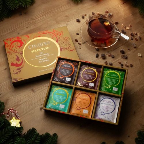 Σετ δώρου ανάμεικτου τσαγιού Creano Tea Blend Selection, 24 φακελάκια με 6 ποικιλίες, 48 g