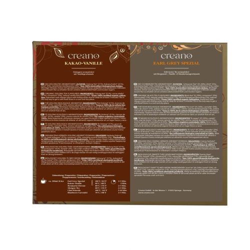 Σετ δώρου ανάμεικτου τσαγιού Creano Tea Blend Selection, 24 φακελάκια με 6 ποικιλίες, 48 g