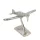 Machetă avion Giftdeco N-0896, aluminiu și metal, 17 x 14 x 11 cm, stil industrial, modern