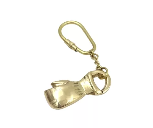 Breloc Giftdeco KRT6, alamă, 5 x 2 cm