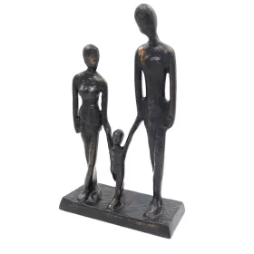   Figurină decorativa Giftdeco, metal, 27,5 x 17,5 x 7,5cm, stil minimalist, modern