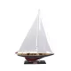 Machetă yacht Endeavour Giftdeco END, decor maritim, 54 x 9,5 x 70 cm