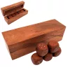 Obiect decorativ Giftdeco DNU-006, alamă, plastic și lemn, lungime 12,5 cm