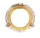 Obiect decorativ Giftdeco N-0268C, sticlă și metal, diametru 28 cm, stil nautic