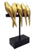 Obiect decorativ Giftdeco, rășină, 17 x 8 x 25,5 cm, stil glamour, minimalist, modern