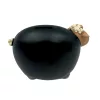 Pușculiță oiță Giftdeco CE34136, rășină, negru-bej-alb, 19,5 x 9,5 x 14,3 cm