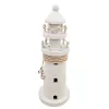 Far decorativ Giftdeco DT2509 din lemn, 9,5 x 9,5 x 25 cm, stil nautic