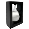 Barometru Fitzroy Giftdeco BAW1, sticlă și MDF negru, 14 cm
