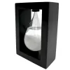 Barometru Fitzroy Giftdeco BAW1, sticlă și MDF negru, 14 cm