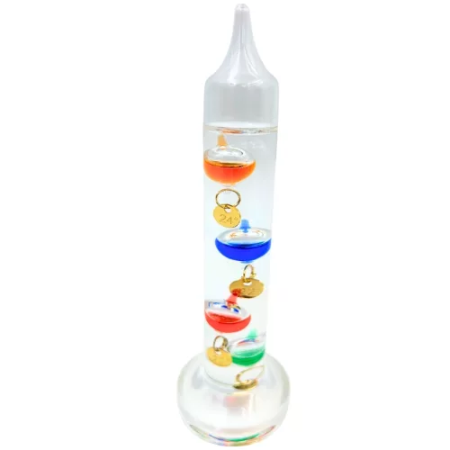 Termometru Galilei Giftdeco GA10, sticla, 15 cm