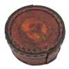 Busolă Giftdeco CPL357/2, alamă, sticlă, piele și metal, diametru 7 cm, stil retro, nautic, clasic