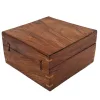 Cutie cadou Giftdeco NSHBOX din lemn, închisă, cu stil clasic