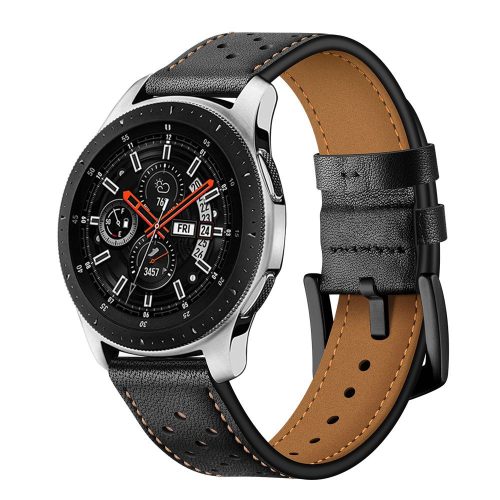 Δερμάτινο λουράκι Tech-Protect για Samsung Galaxy Watch 42Mm Μαύρο