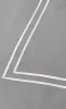 Lenjerie de pat Atria Diamond, 4 piese, 100% bumbac satinat TC300, cearceaf 220x240 cm, husa pilota 180x200 cm, 2 fete perna 50x70+5 cm, broderie gri/alb
