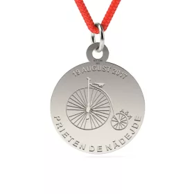   Ασημένιο μενταγιόν με κορδόνι μοντέλο Friend of Hope