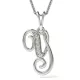 Ασημένιο κολιέ με αρχικό μενταγιόν Υ