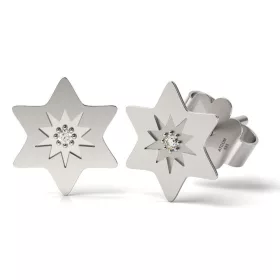 Ασημένια σκουλαρίκια Lucky Star